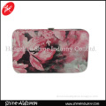 cheap flowers print wallet/beauty ladies notecase/top grade phone case